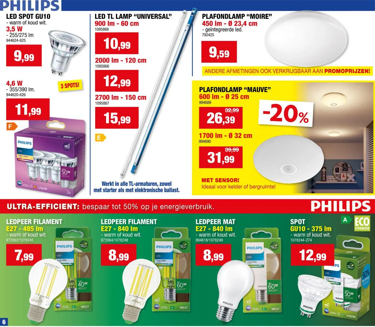 {H1} | Pagina: 6 | Producten: Lamp