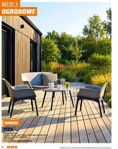 Pogląd oferty "OBI gazetka - Ogród" - ważna od 11.03.2026 | Strona: 12 | Produkty: Meble ogrodowe