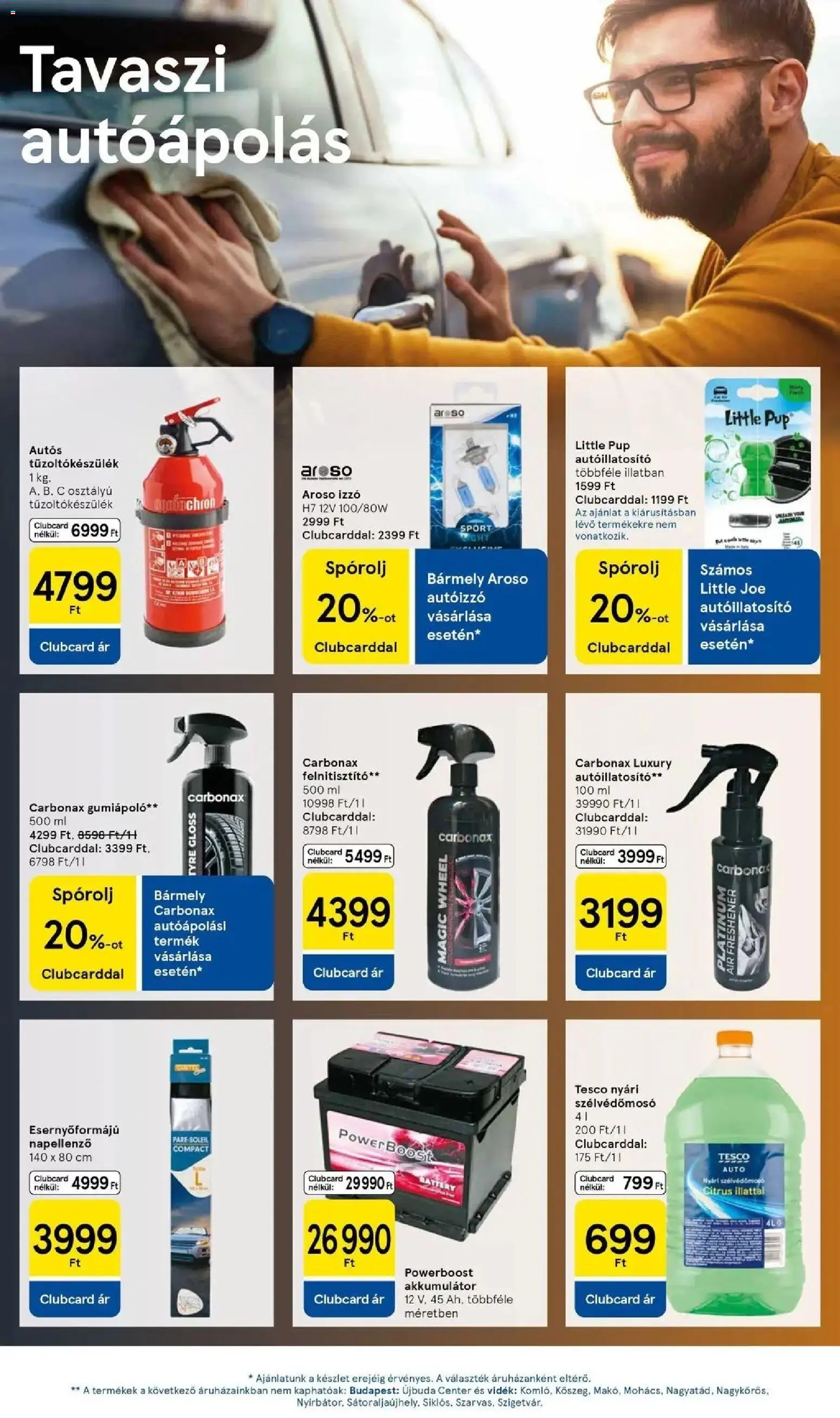 Tesco akciós ujság - amely érvényes a következő dátumtól: 23.04.2026 | Oldal: 11 | Termékek: Izzó, Akkumulátor, Só