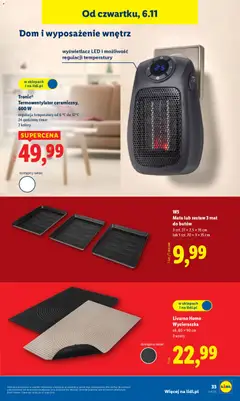 Pogląd oferty "Livarno Home Wycieraczka, ok. 60 x 90 cm, 3 wzory" - ważna od 03.11.2025 | Strona: 37