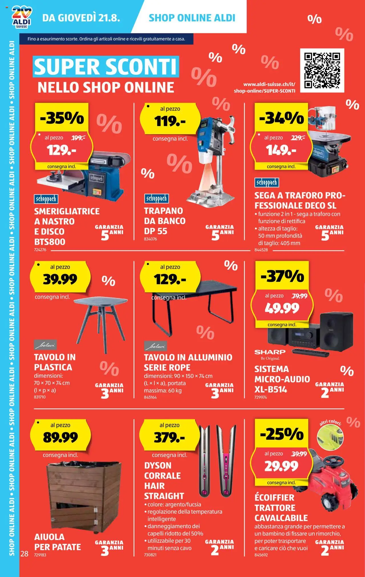 Aldi Volantino ab 21.08.2025 | Seite: 29 | Produkte: Dyson