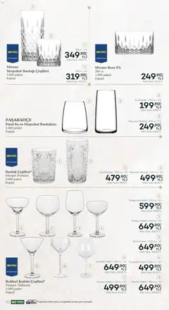 01.12.2025 tarihinden itibaren geçerli olan Metro kataloğu önizlemesi | Sayfa: 85 | Ürünler: Kaşe, Viski, Su, Su bardağı