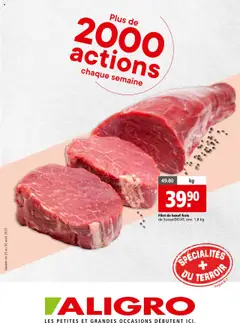 Vorschau von dem Prospekt - Aligro Aktionen Gourmetkunden FR ab 25.08.2025