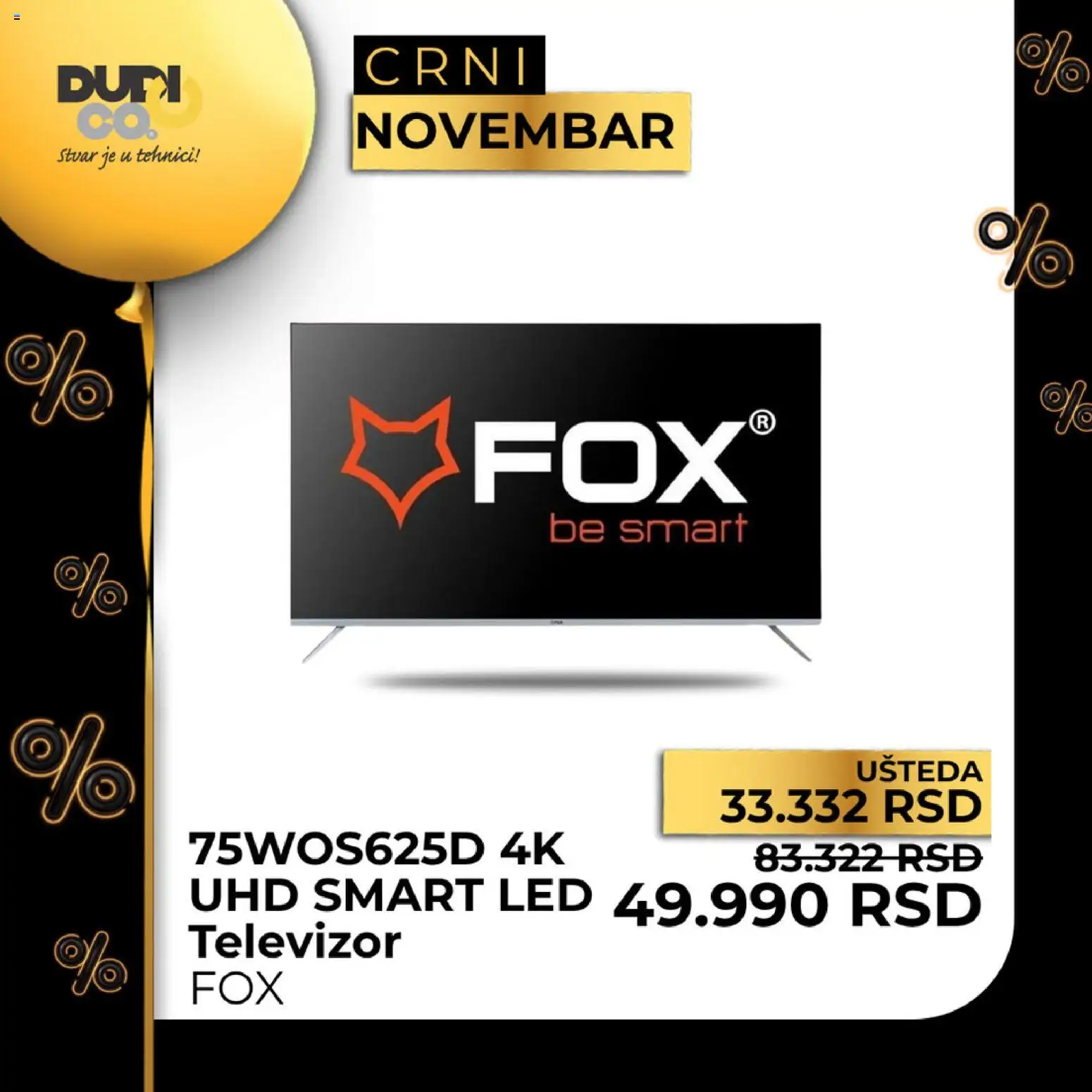 Dudi co. katalog - važi od 10.11.2025 | Strana: 35 | Proizvode: Televizor