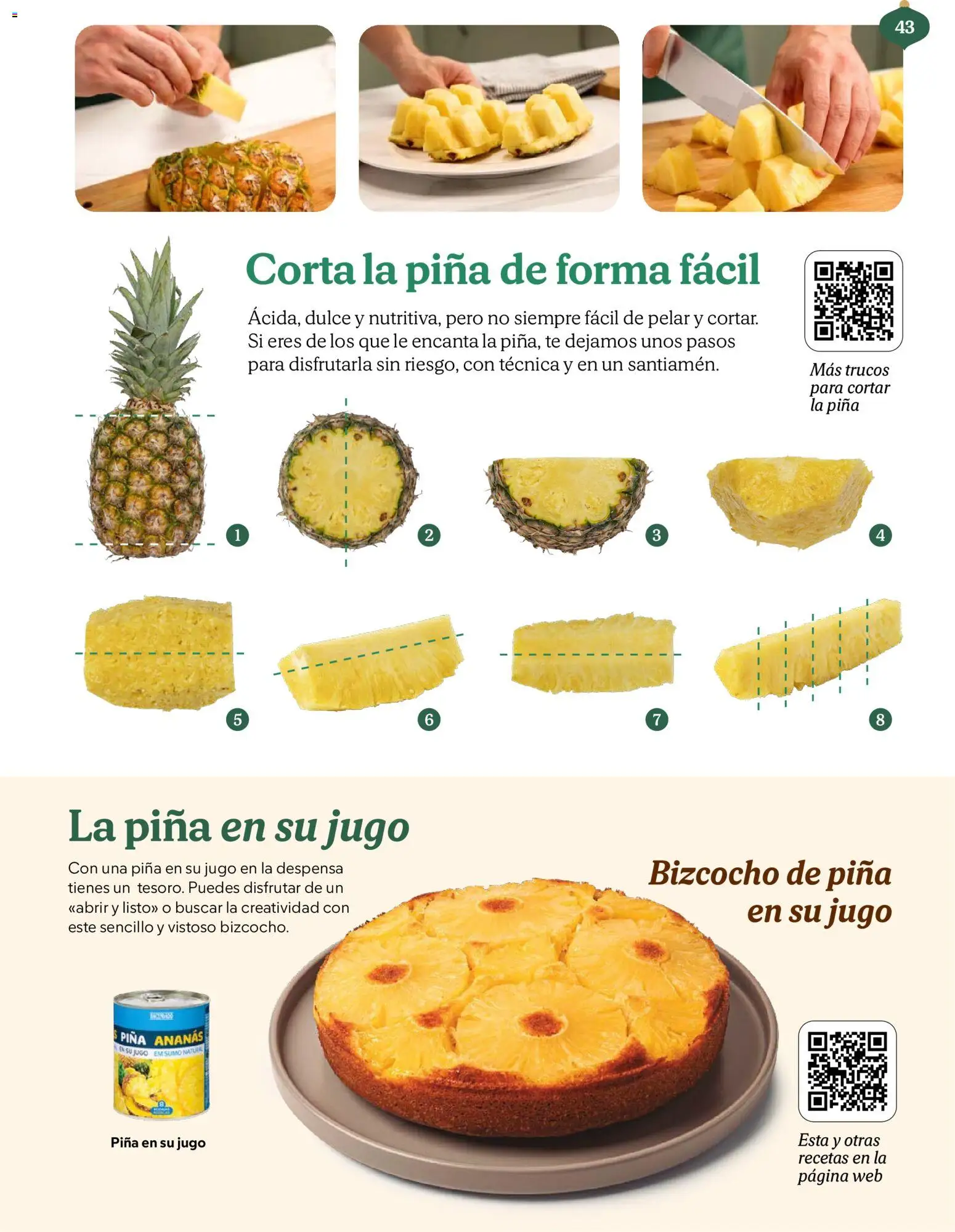 Catálogo Mercadona - Navidad 2025 │ válido desde el 02.12.2025 | Página: 43 | Productos: Jugo, Piña, Té, Bizcocho