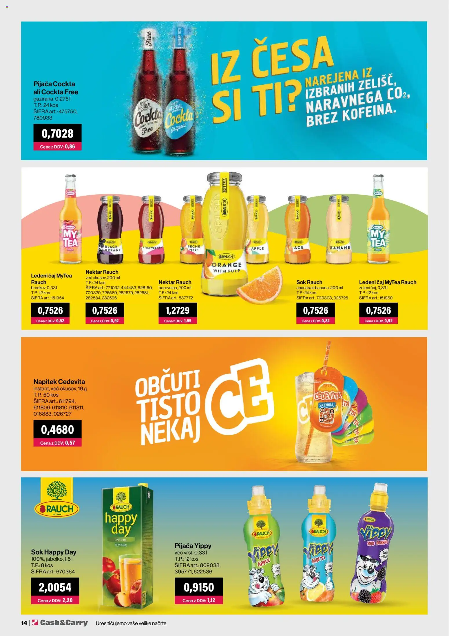 Novi Mercator katalog ponudbe – veljaven od 01.01.2026 | Stran: 14