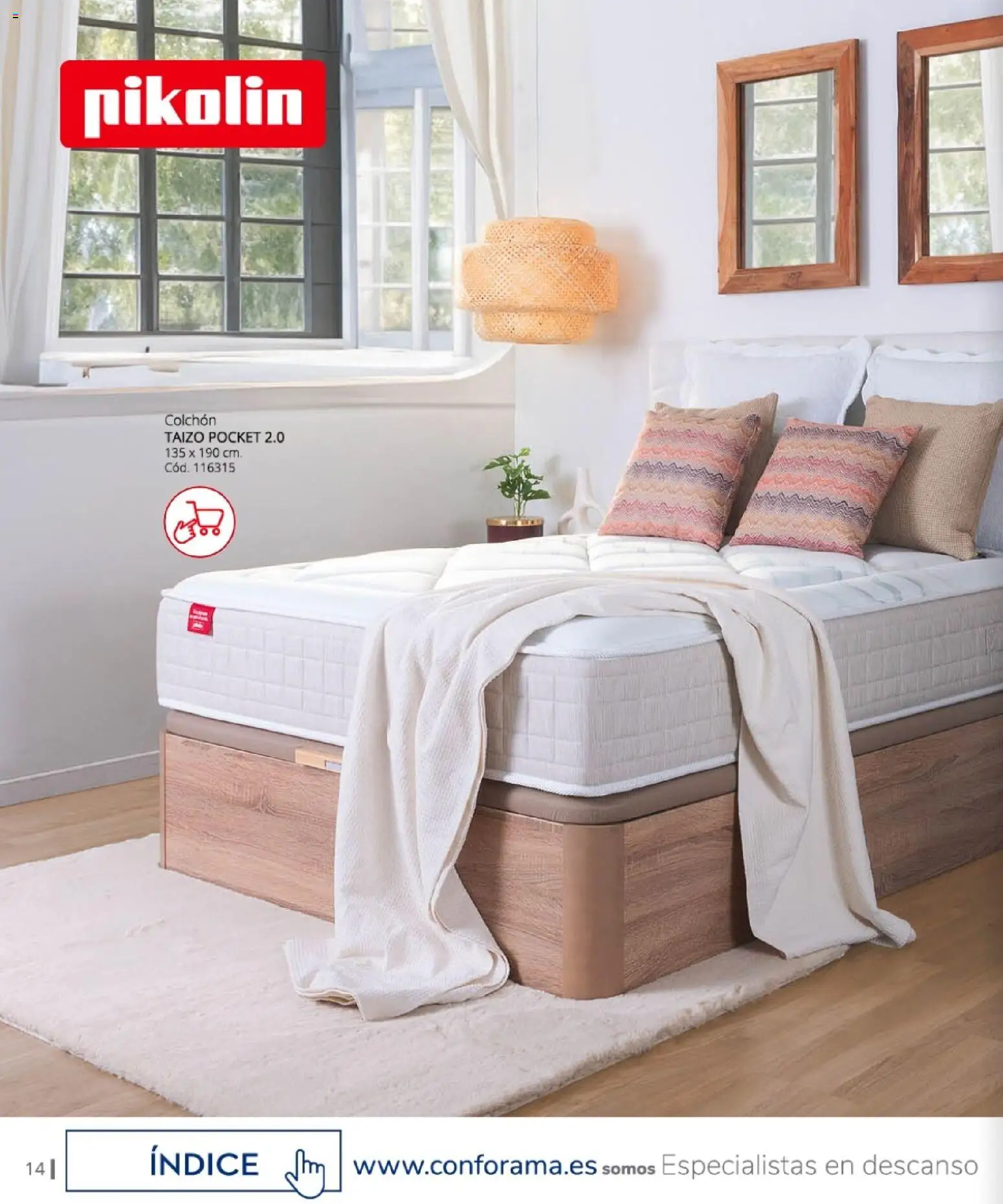 Conforama - Guía de Descanso 2026 │ válido desde el 05.02.2026 | Página: 14 | Productos: Colchon