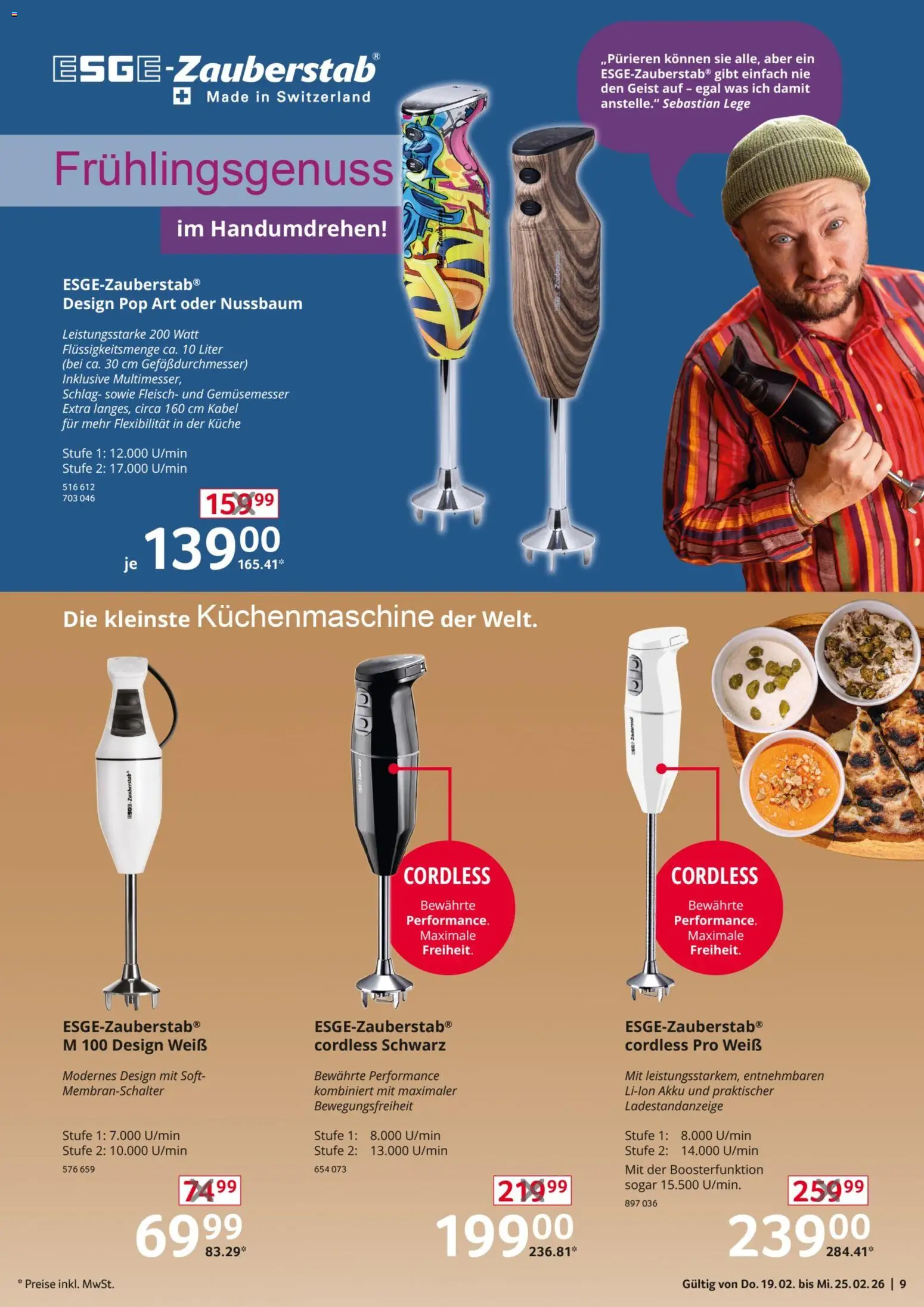 Selgros  Non Food – gültig ab 19.02.2026 | Seite: 9 | Produkte: Kabel, Küche, Fleisch