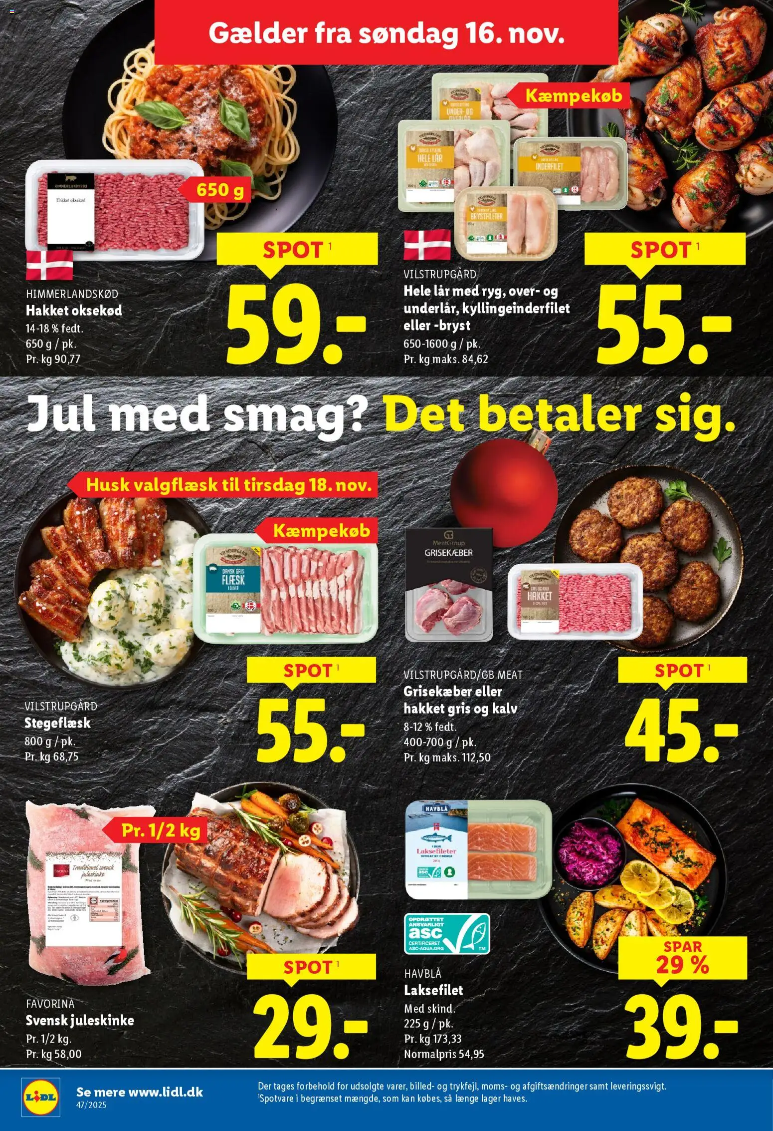 Lidl tilbudsavis – gyldig fra 16.11.2025 | Side: 3 | Produkter: Oksekød, Søm
