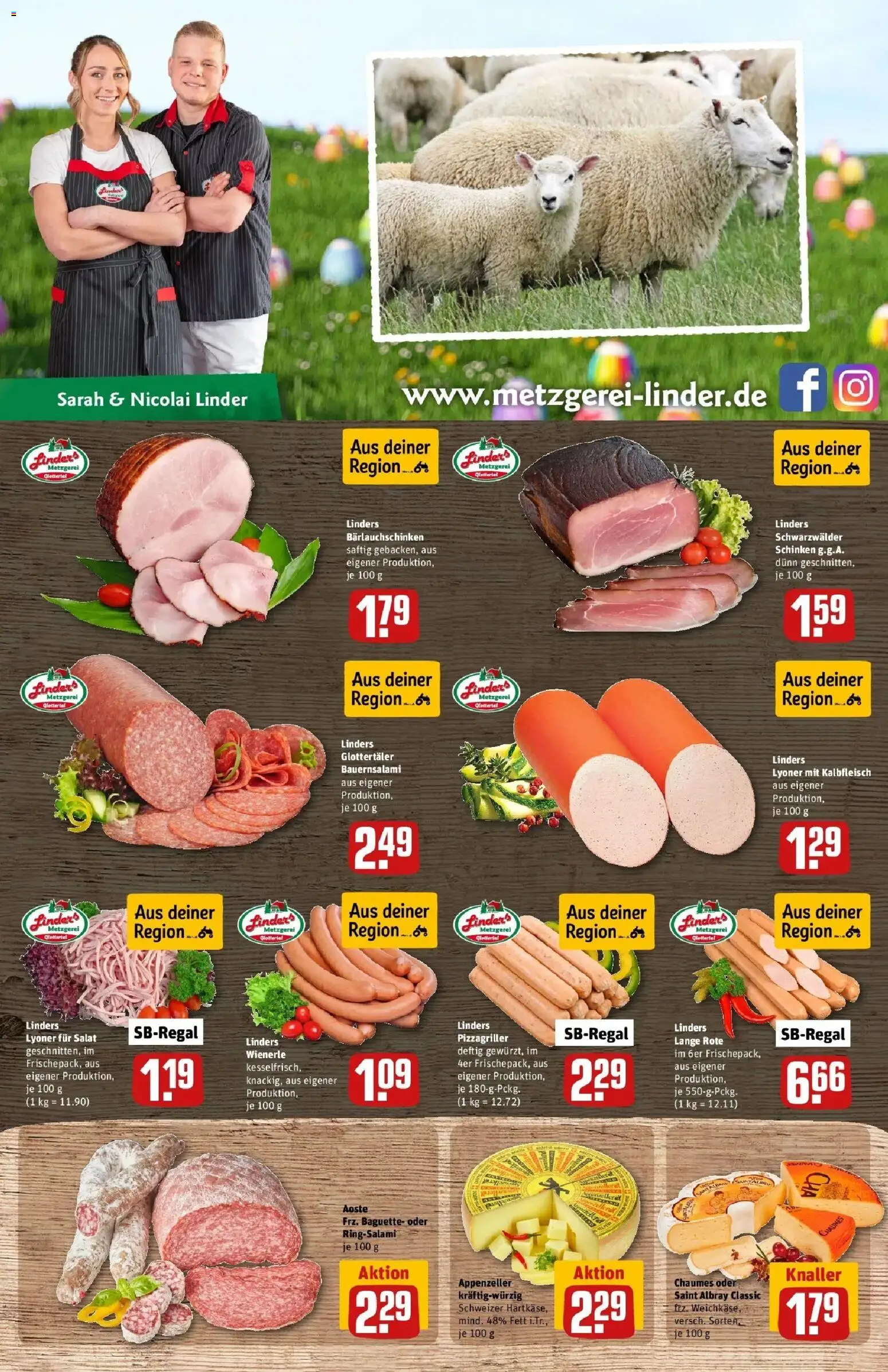 Rewe Prospekt Merdingen	 – gültig ab 30.03.2026 | Seite: 11 | Produkte: Baguette, Salami, Schinken, Salat