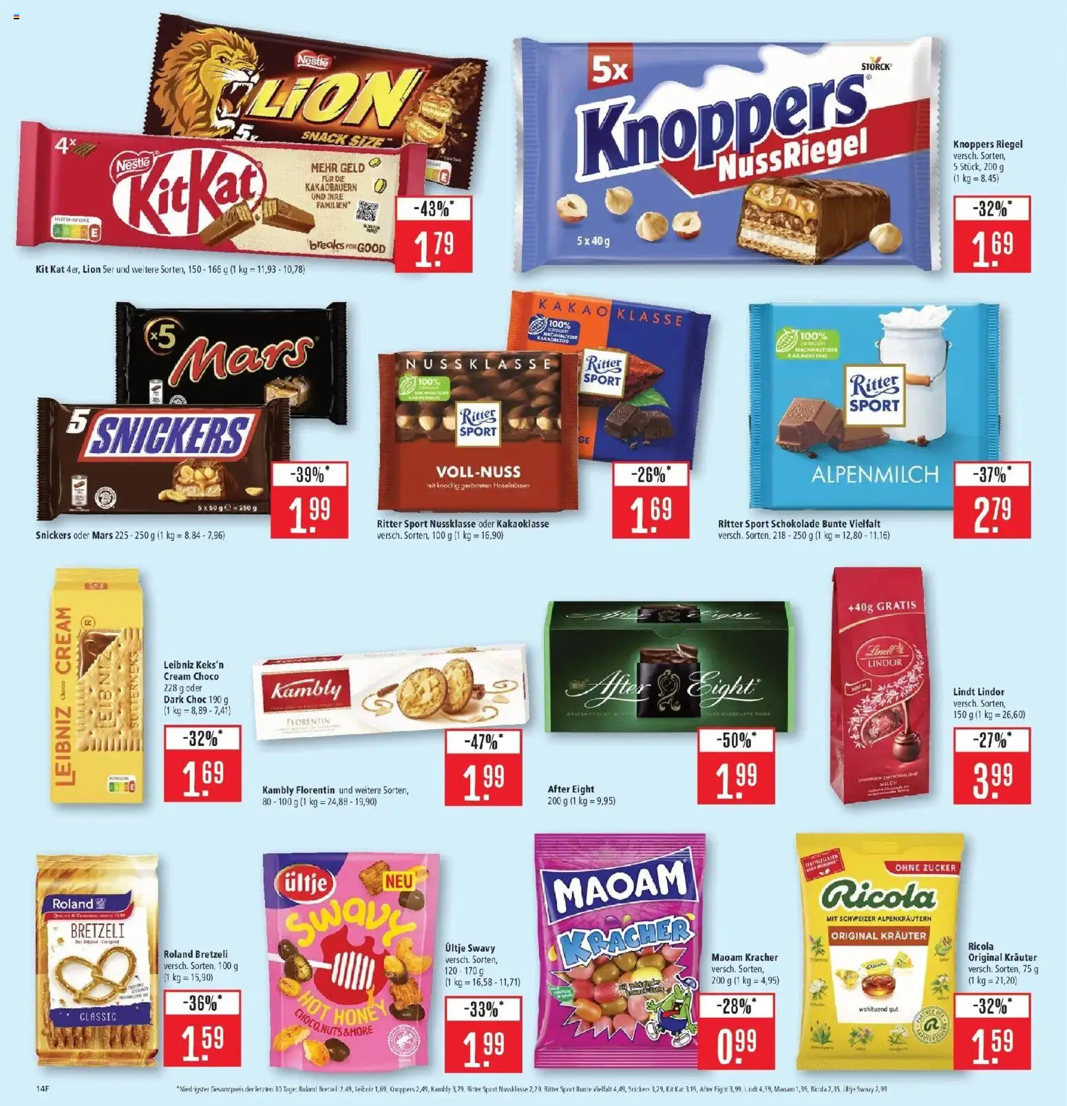 Marktkauf - Marktkauf: Wochenangebote – gültig ab 11.01.2026 | Seite: 20 | Produkte: Ritter sport, Mars, Zucker, Lindt