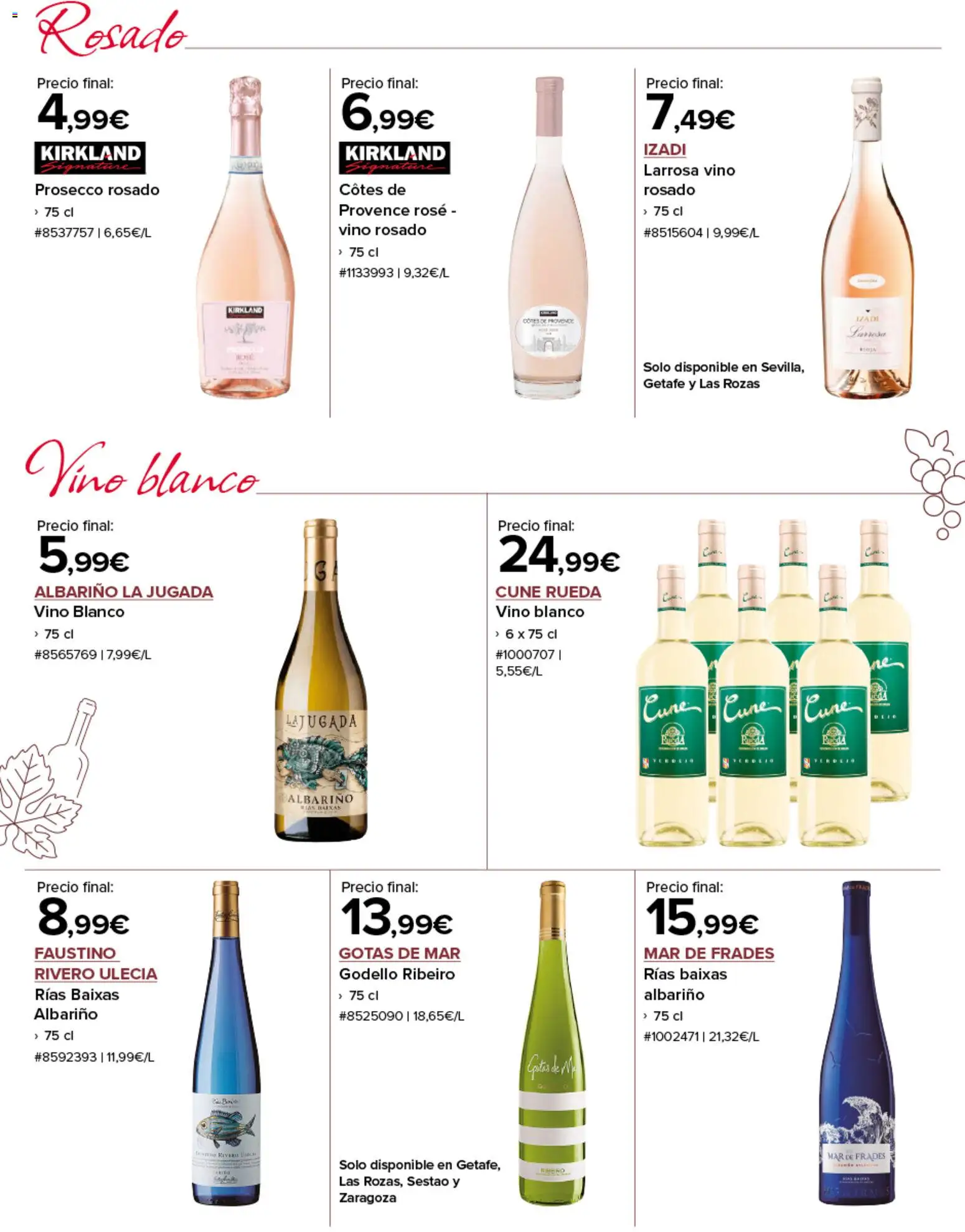 Costco catálogo │ válido desde el 09.04.2026 | Página: 3 | Productos: Vino rosado, Vino