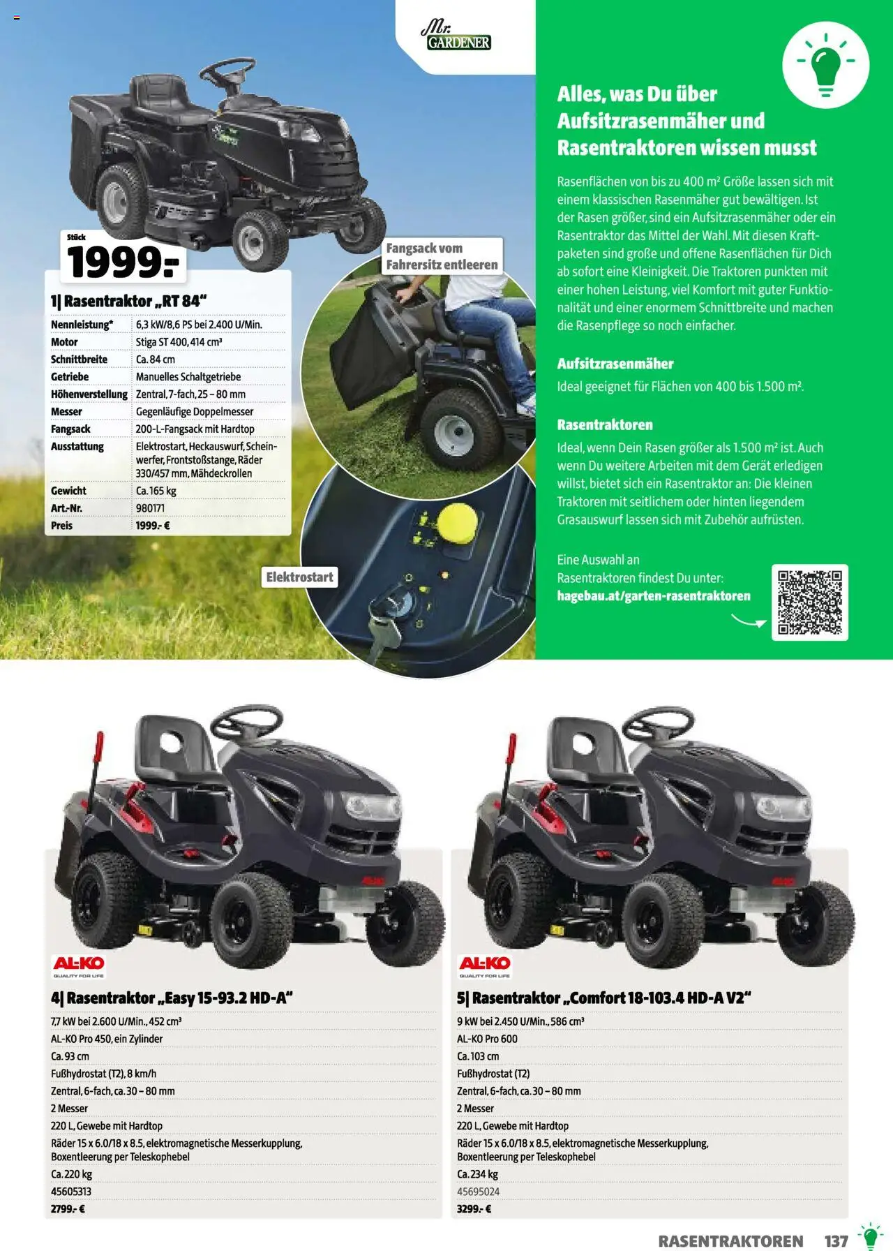 Hagebau Gartenkatalog 2025 gültig ab 05.03.2025 | Seite: 137 | Produkte: Gewicht