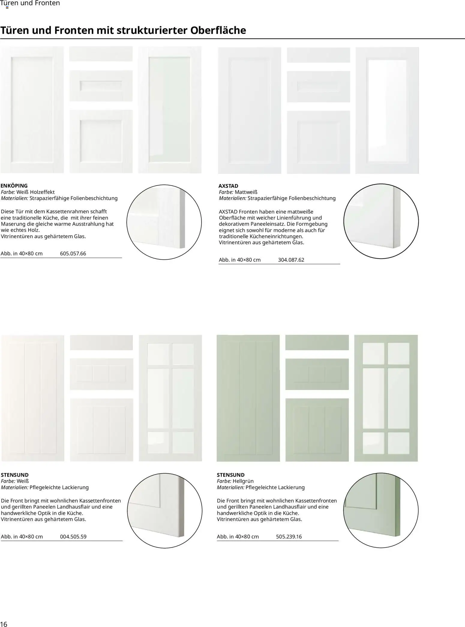 Ikea Prospekt 	 – gültig ab 01.04.2025 | Seite: 16 | Produkte: Tür