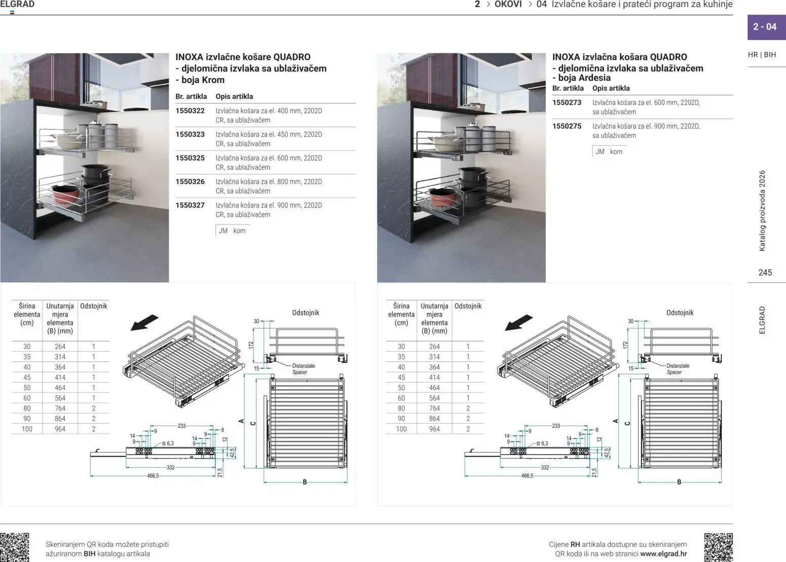 Elgrad katalog | vrijedi od 02.04.2026 | Stranica: 4 | Proizvodi: Košara, Košare
