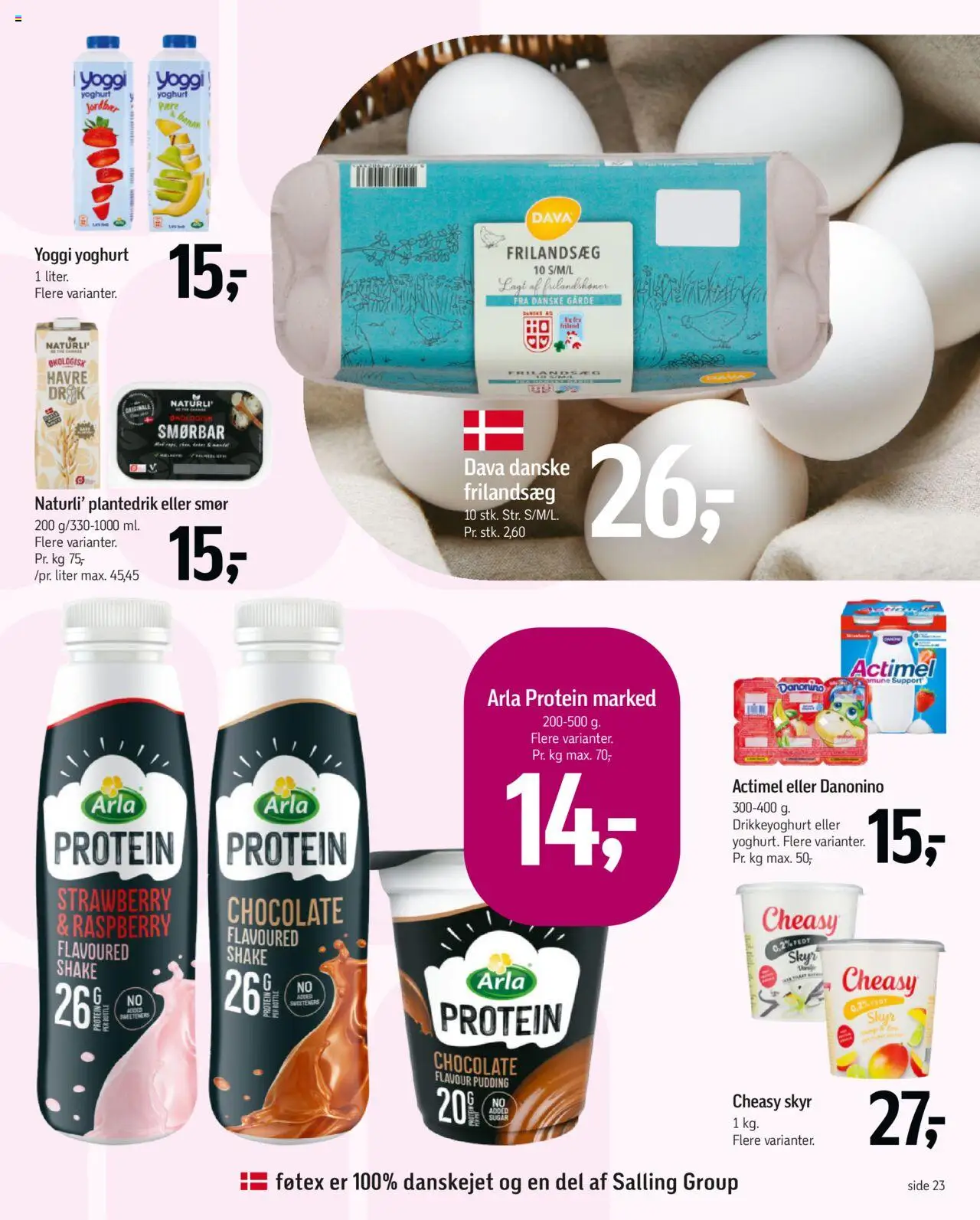 Føtex tilbudsavis – gyldig fra 10.10.2025 | Side: 49 | Produkter: Smør, Yoghurt, Skyr, Jordbær