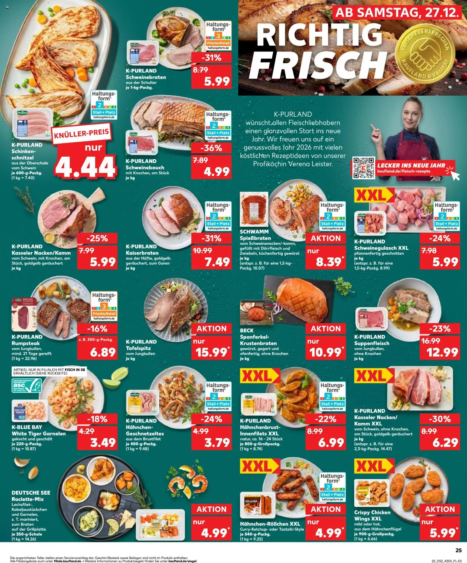 Kaufland prospekt Frankfurt (Oder)	 – gültig ab 28.12.2025 | Seite: 25 | Produkte: Top, Tafelspitz, Fisch, Hahnchenbrust