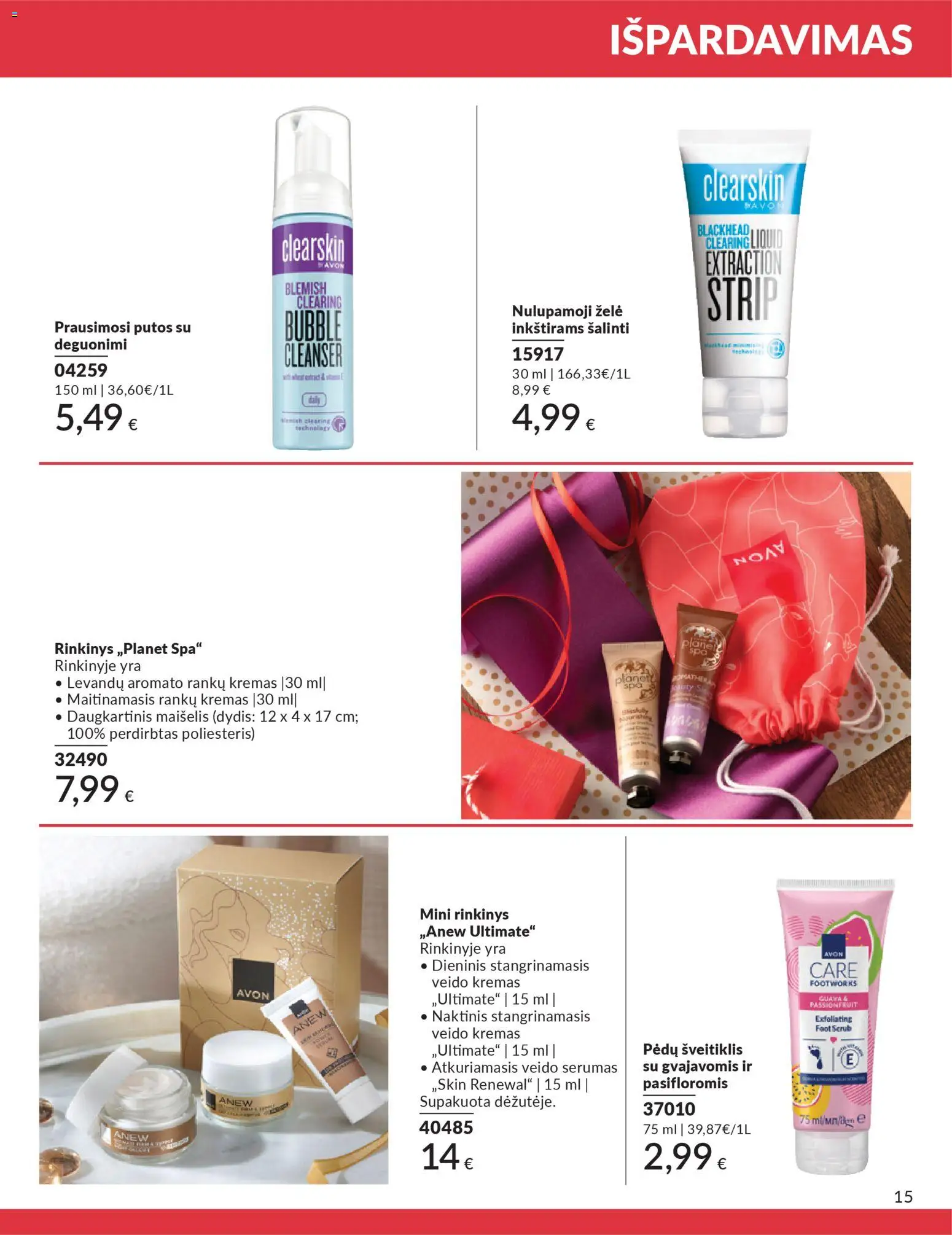 AVON akcijos nuo 01.12.2025 | Puslapis: 15 | Prekių: Kremas, Šveitiklis