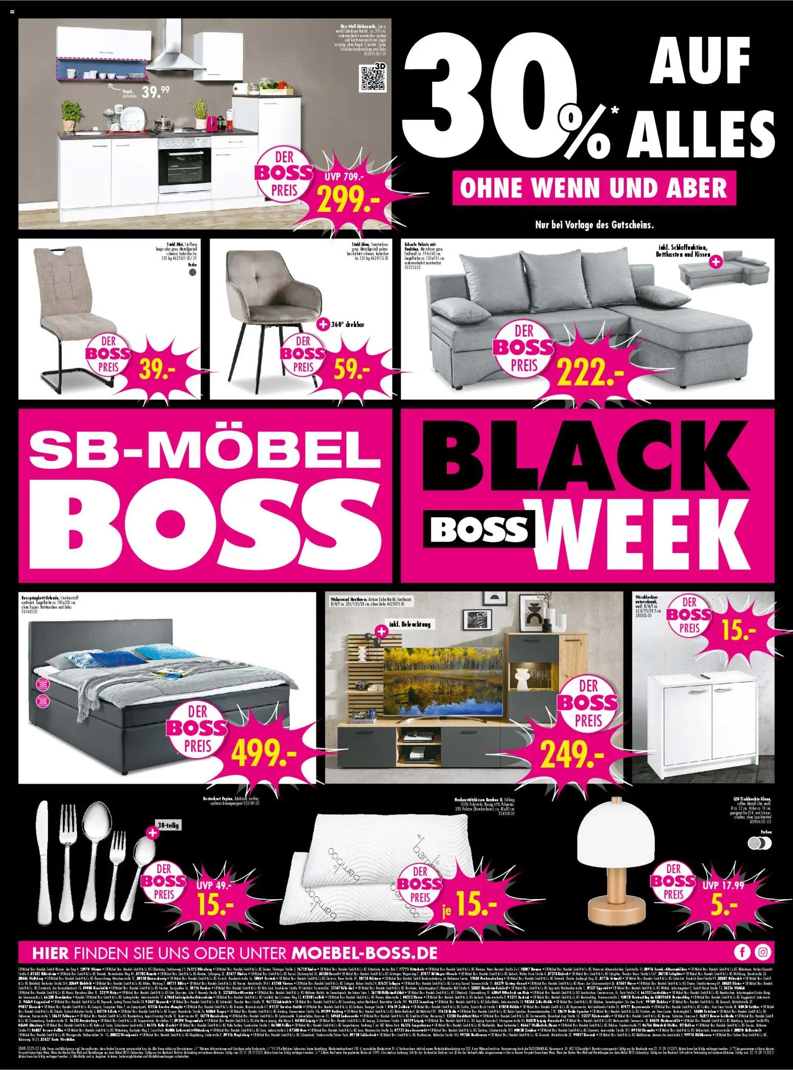 SB Möbel Boss - Black Friday – gültig ab 22.11.2025 | Seite: 2 | Produkte: Kissen, Boxspringbett, Liege