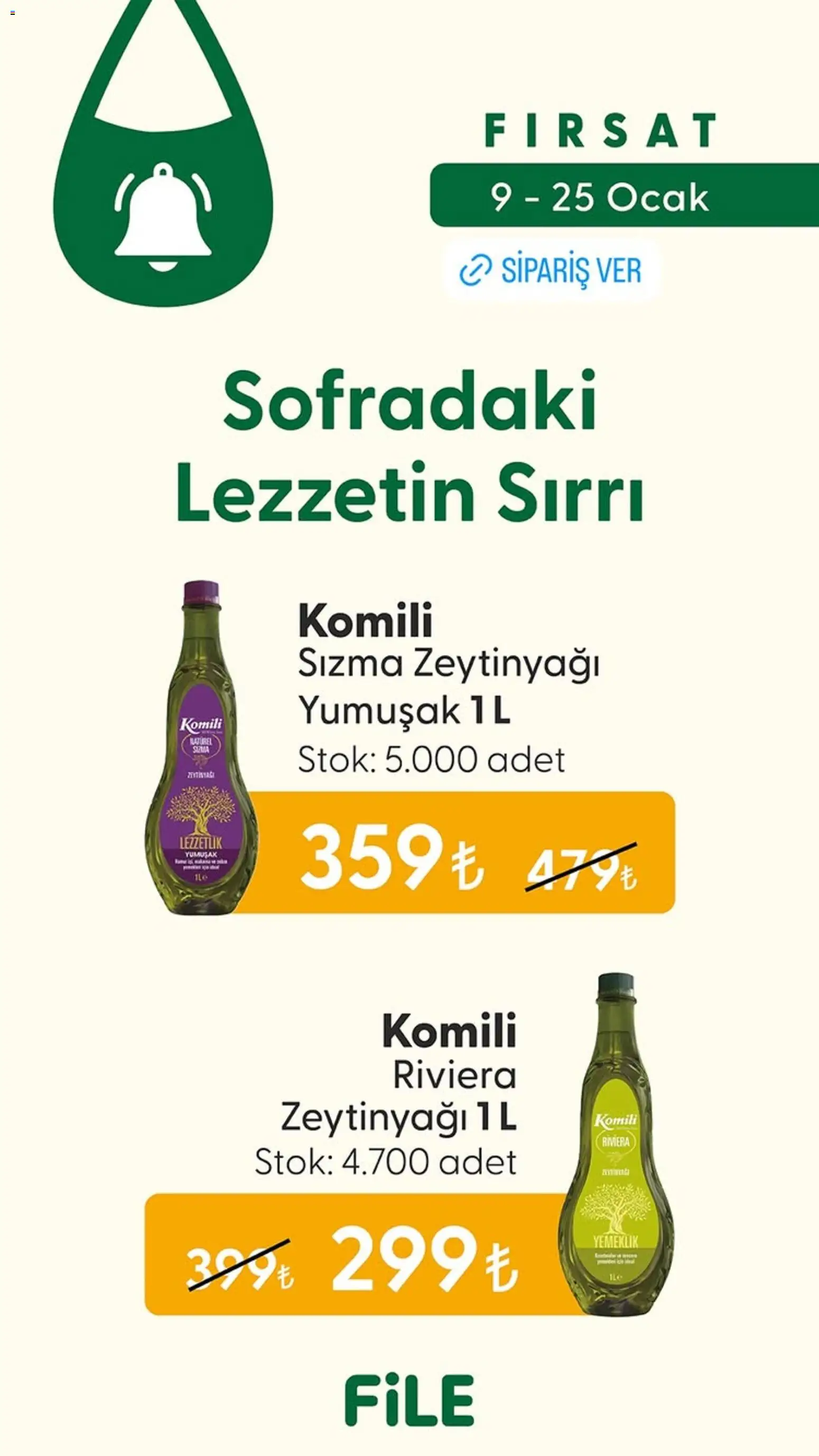 File Market İndirim - 09.01.2026 tarihinden itibaren geçerlidir | Sayfa: 1 | Ürünler: Ocak