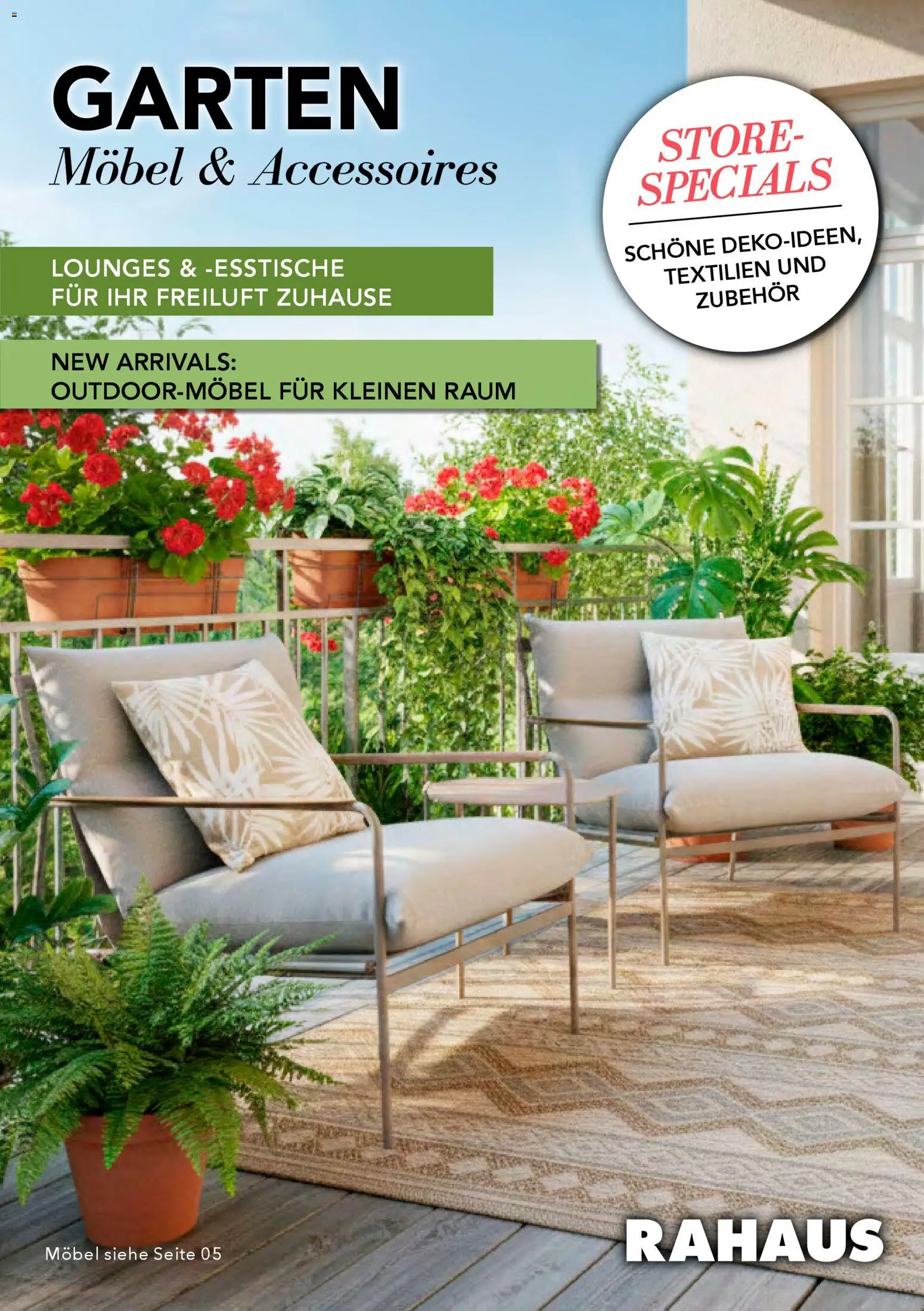 Rahaus Prospekt Gartenmöbel	 – gültig ab 26.02.2026 | Seite: 1