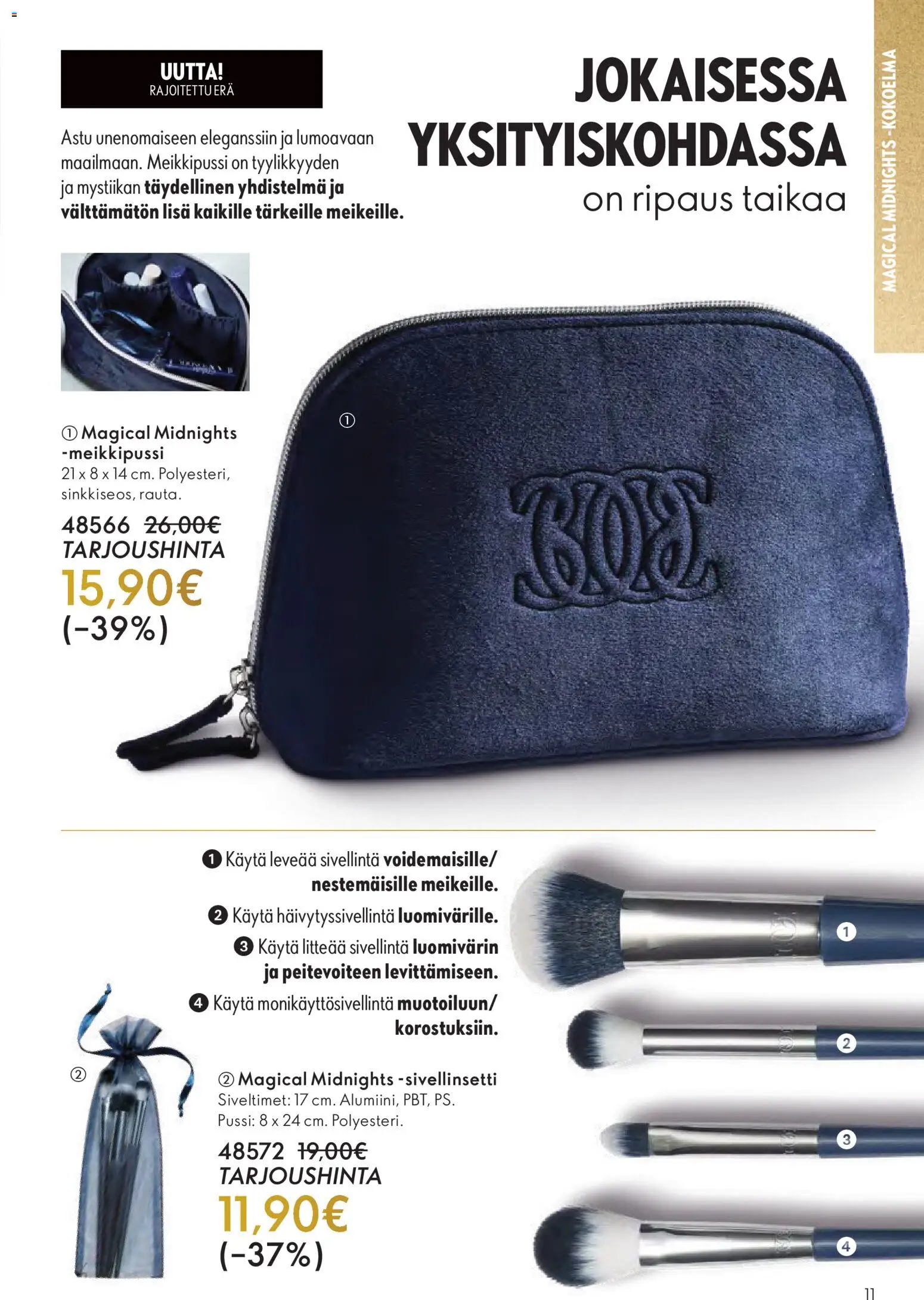 Oriflame - Black Friday – voimassa 19.11.2025 alkaen | Sivu: 11 | Tuotteet: Meikkipussi