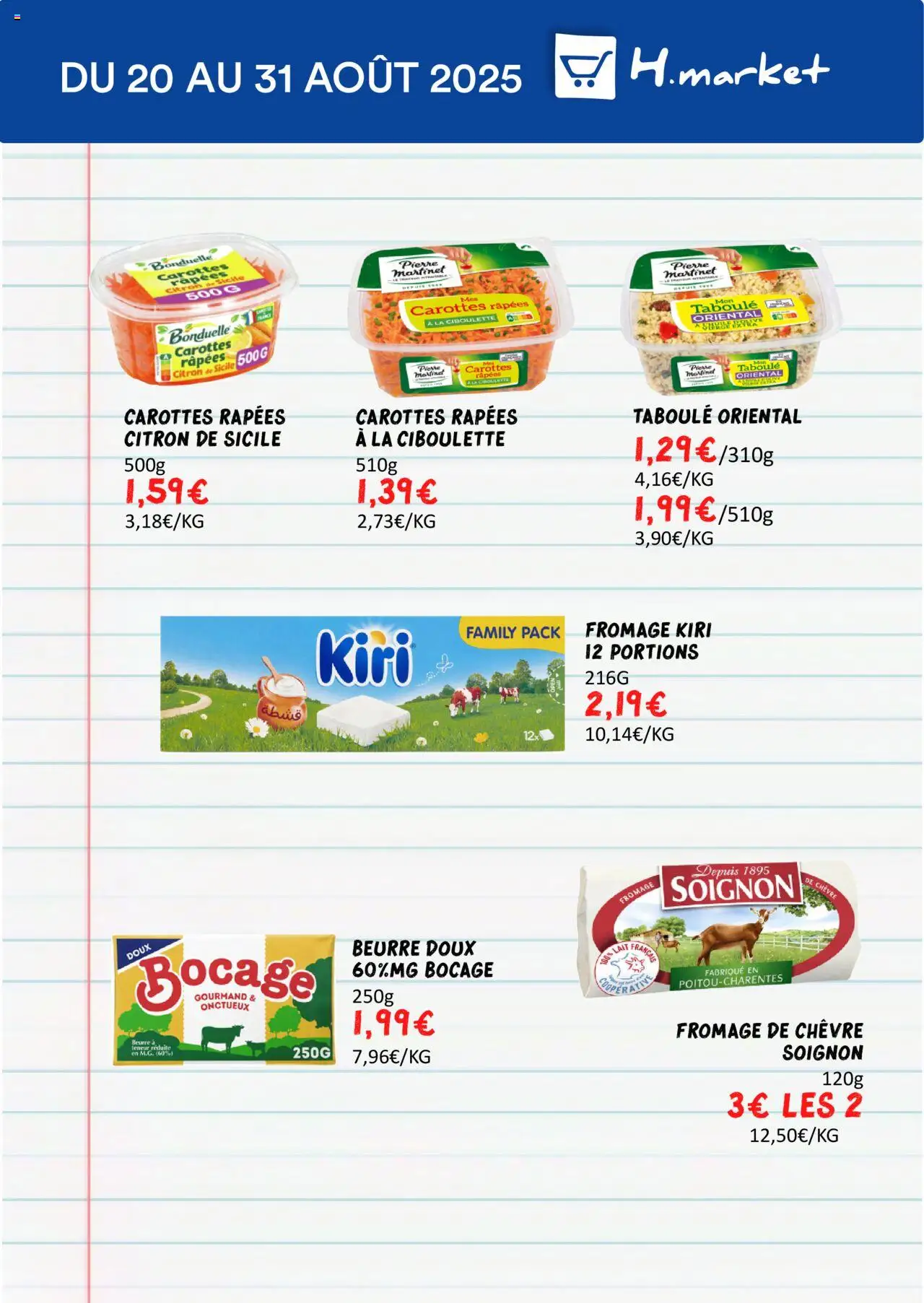  | Page: 10 | Produits: Citron, Fromage de chèvre, Fromage, Beurre doux