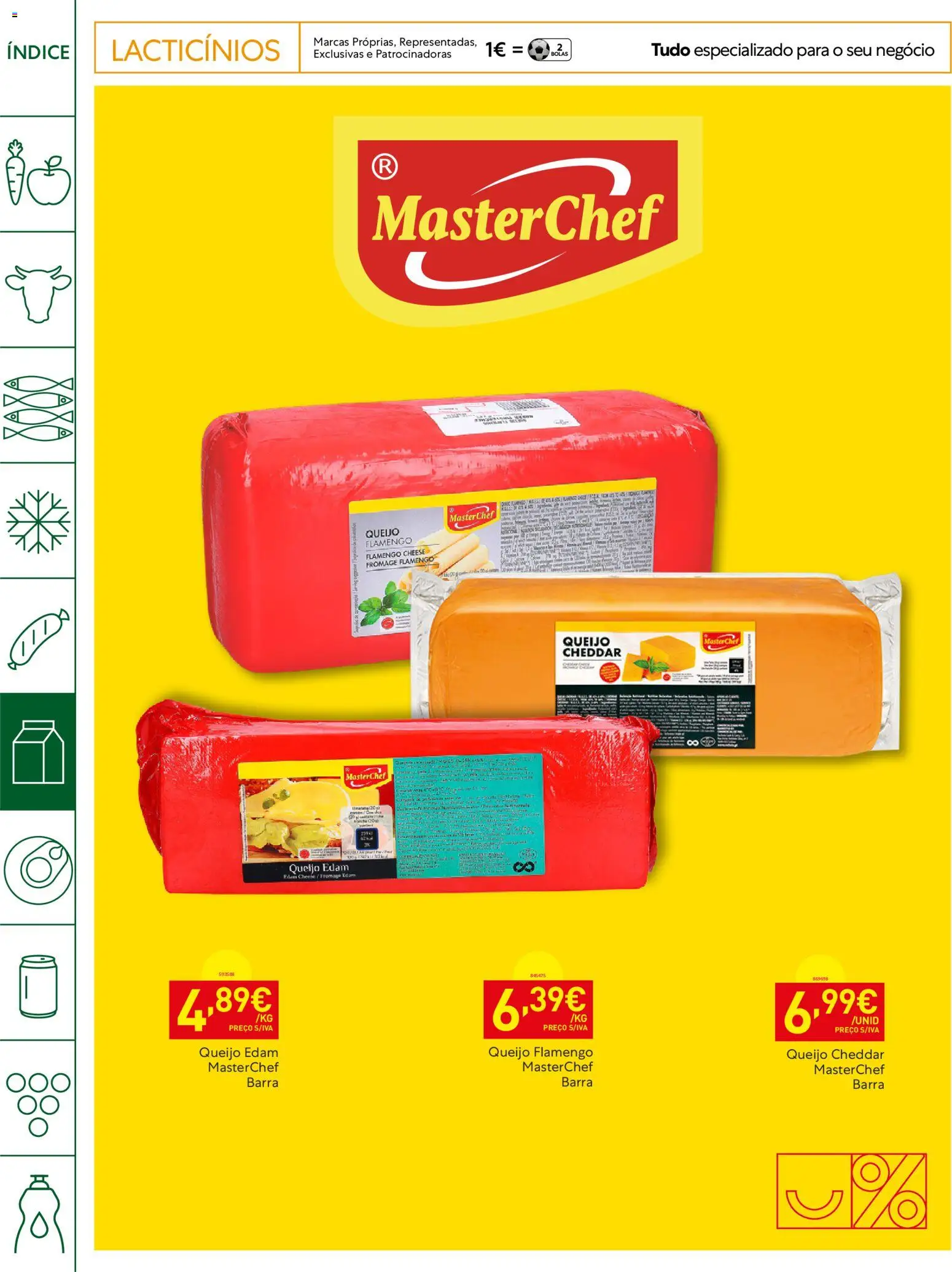 Recheio Horeca Madeira │ válido de 28.04.2026 | Página: 18 | Produtos: Queijo, Cheddar