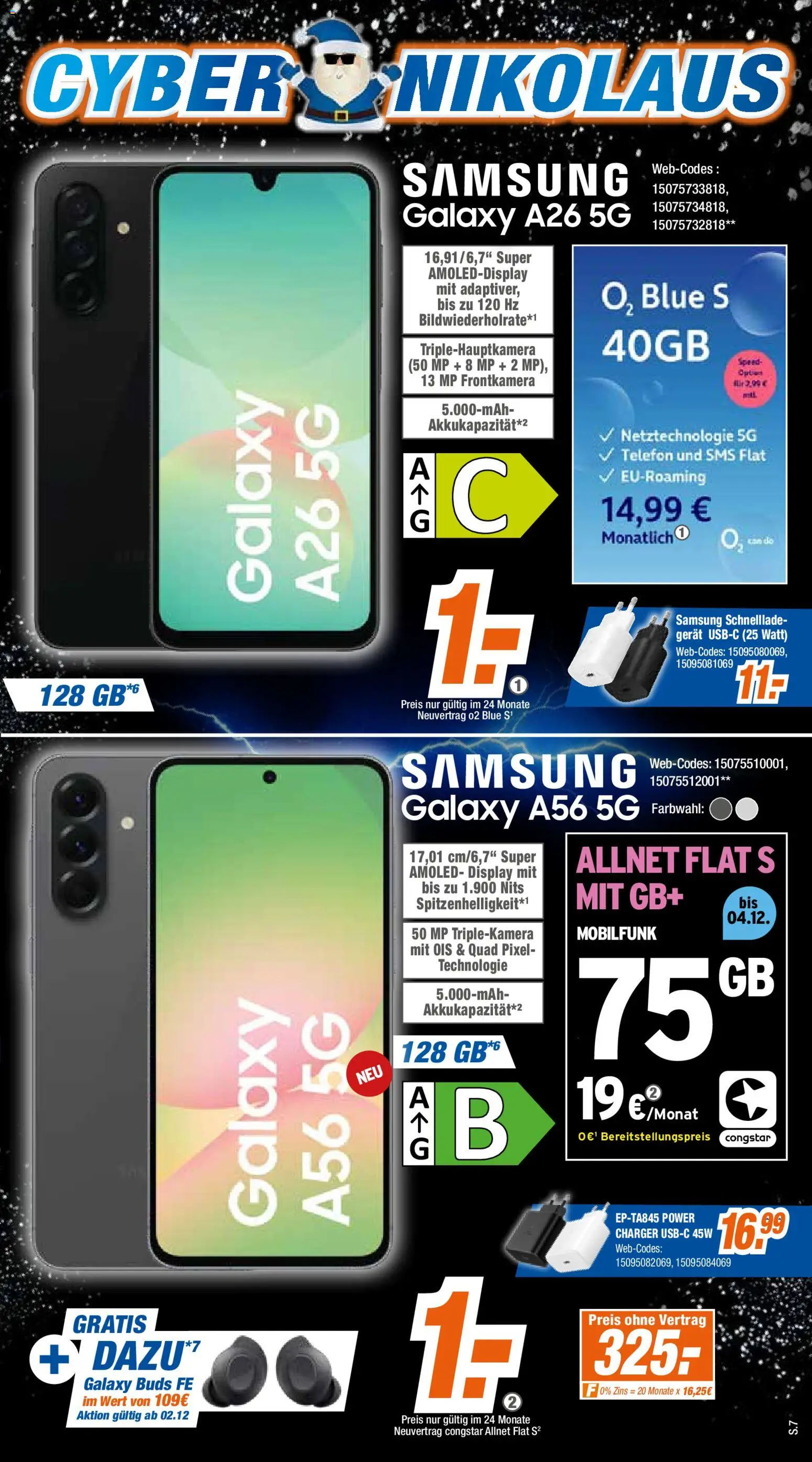 Expert - Cyber Nikolaus – gültig ab 01.12.2025 | Seite: 7 | Produkte: Samsung, Telefon