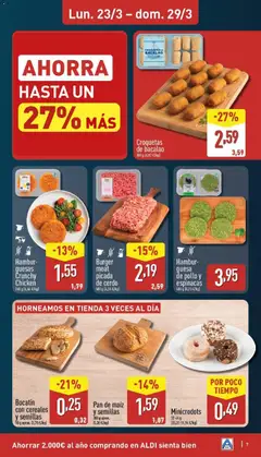 Vista previa Hamburguesa de pollo y espinacas, Hamburguesa de pollo y espinacas 480 g válido desde el 23.03.2026 | Página: 7