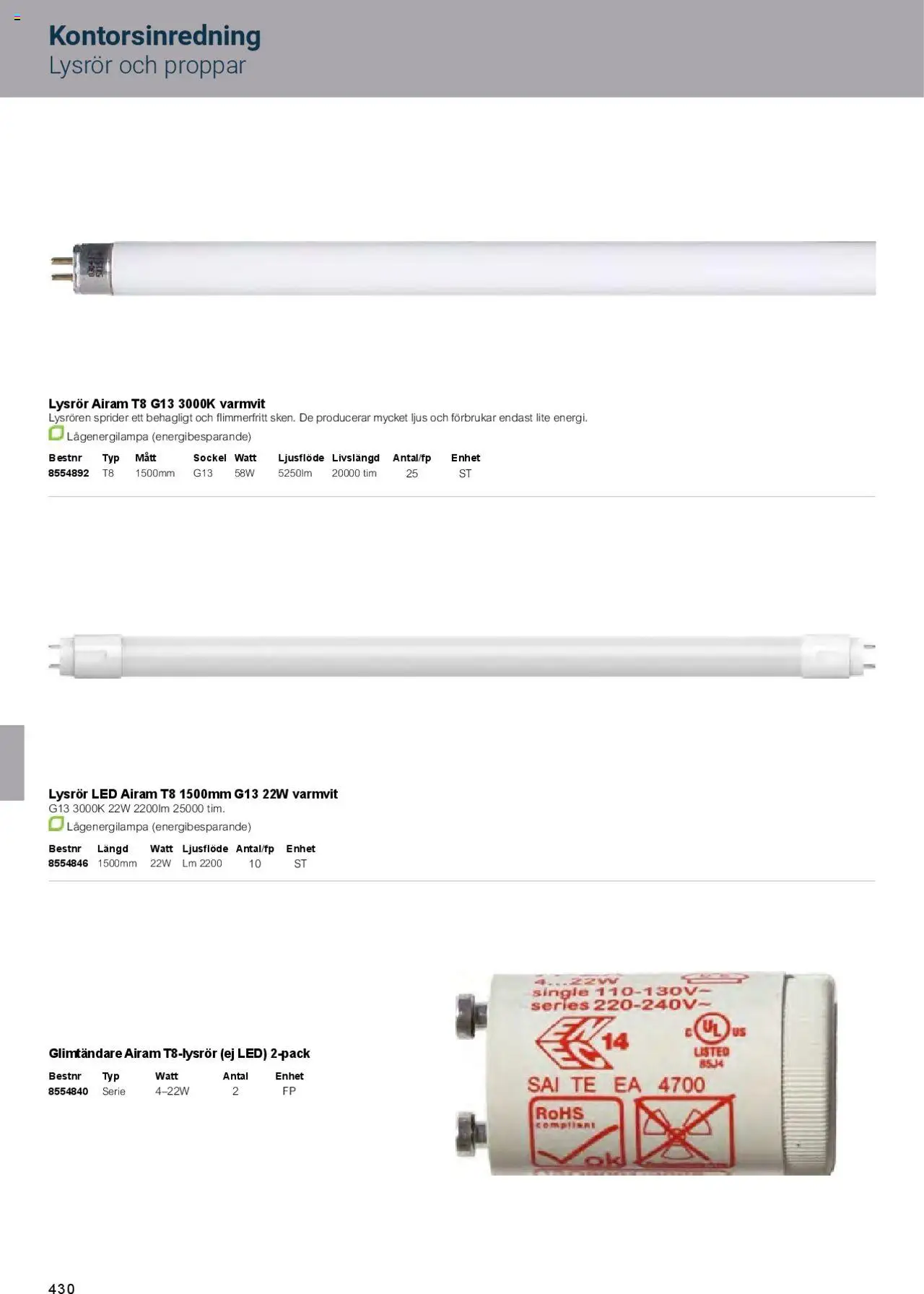 Office Depot reklamblad aktuell från 01.02.2025 | Sida: 432 | Produkter: Te, Ljus