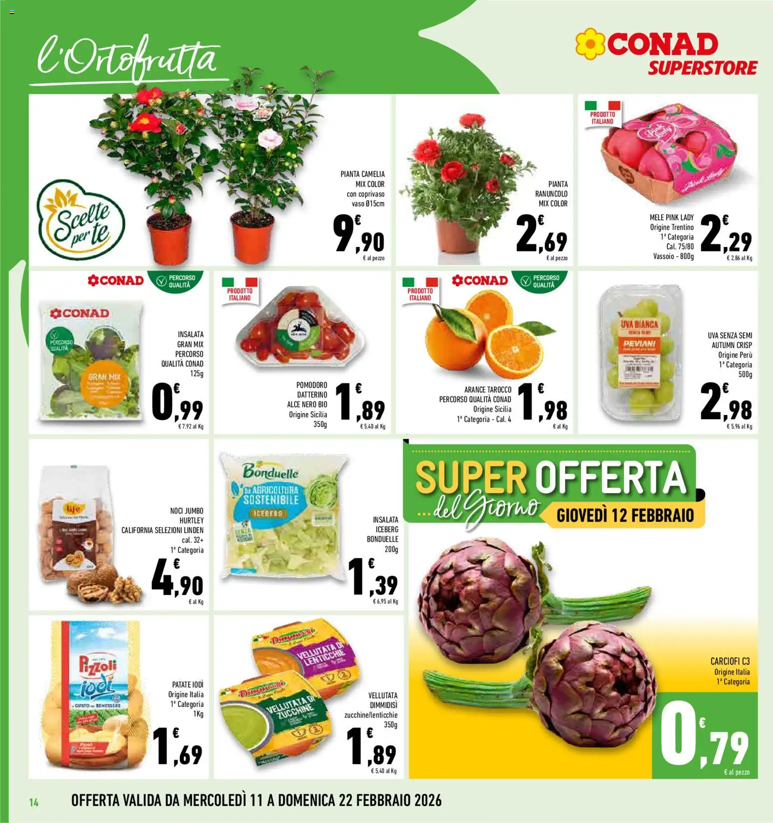 Volantino Conad del 11.02.2026 | Pagina: 14