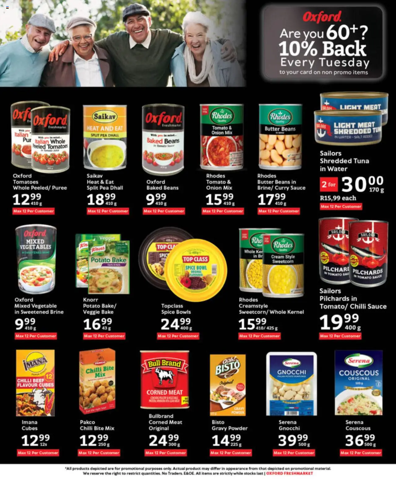 Oxford Freshmarket Specials │ valid from 06.08.2025 | Page: 11 | Products: Beans, Bowls, Beef, Cream