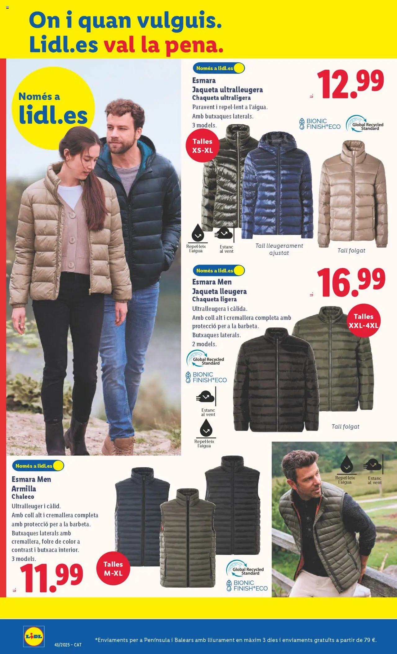 Lidl folleto de bazar │ válido desde el 20.10.2025 | Página: 20 | Productos: Chaleco, Chaqueta