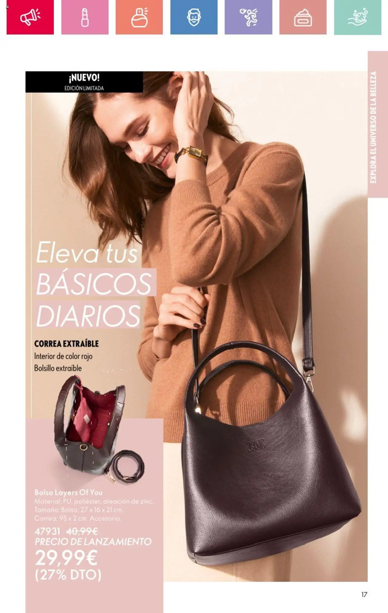 Oriflame - Catálogo Campaña 12 │ válido desde el 24.08.2025 | Página: 17 | Productos: Bolso