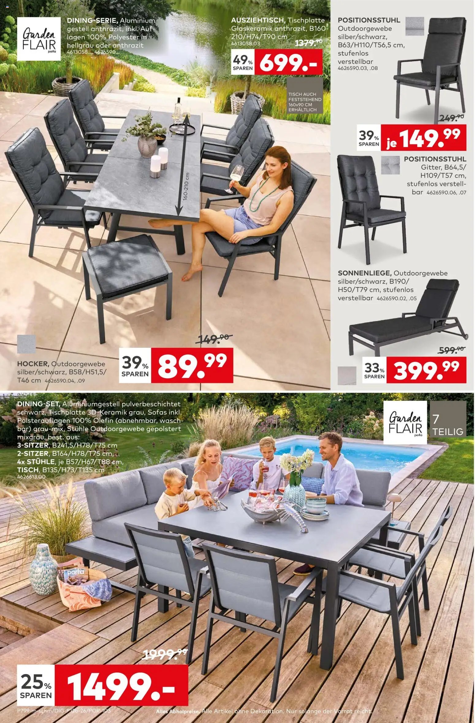 Porta! Prospekt garten – gültig ab 09.03.2026 | Seite: 4 | Produkte: Tisch