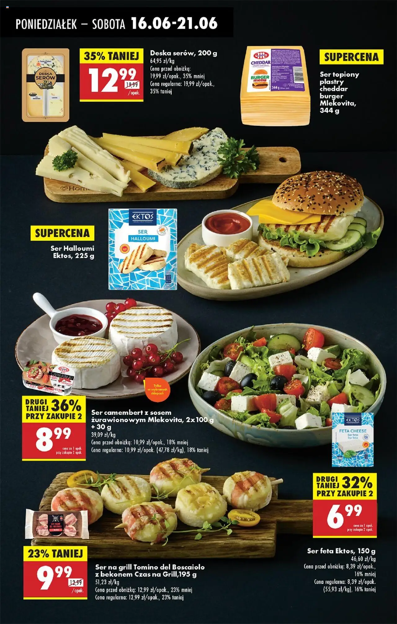 Biedronka gazetka od 16.06.2025 | Strona: 31 | Produkty: Halloumi, Ser topiony, Ser camembert, Ser