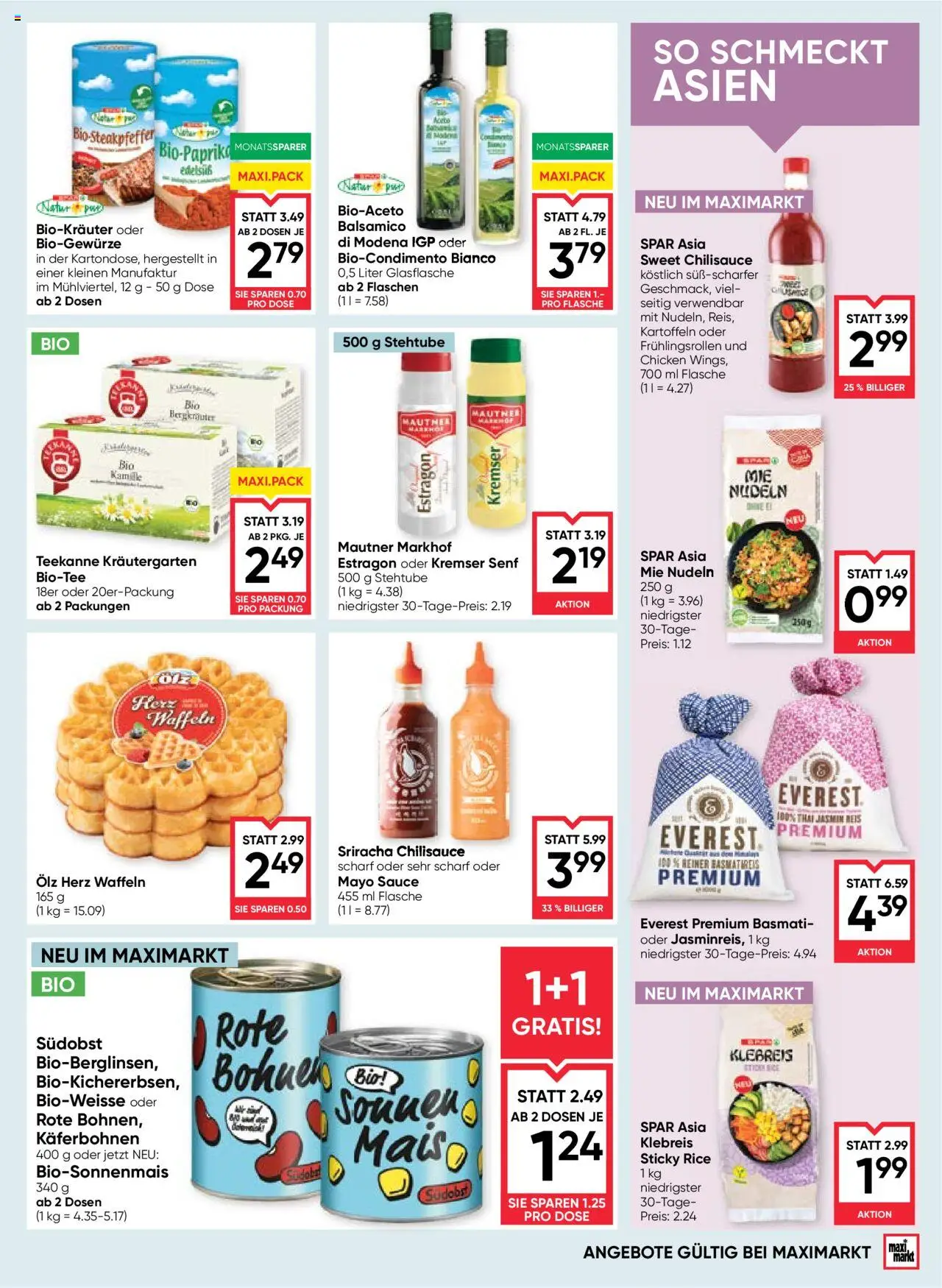 Maximarkt Flugblatt gültig ab 16.10.2025 | Seite: 11 | Produkte: Kartoffeln, Rum, Reis, Nudeln