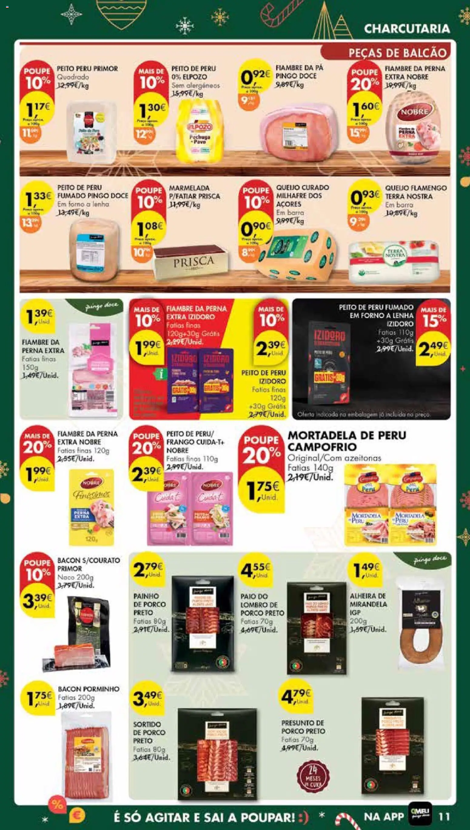 Pingo Doce Poupe Esta Semana Madeira │ válido de 09.12.2025 | Página: 11 | Produtos: Forno, Queijo, Presunto, Pá