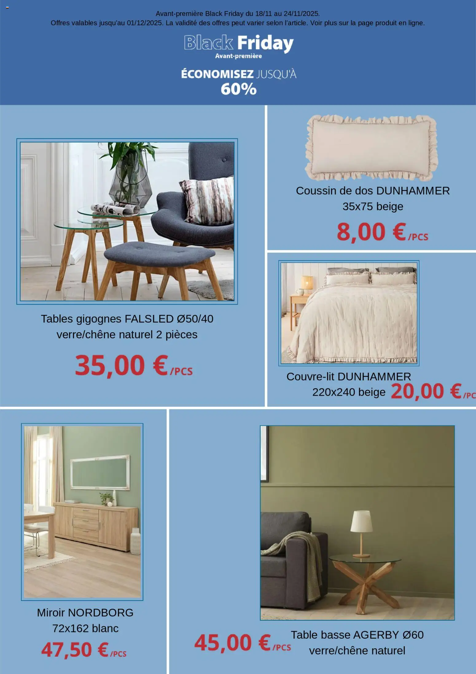 {H1} | Page: 3 | Produits: Table basse, Table, Miroir