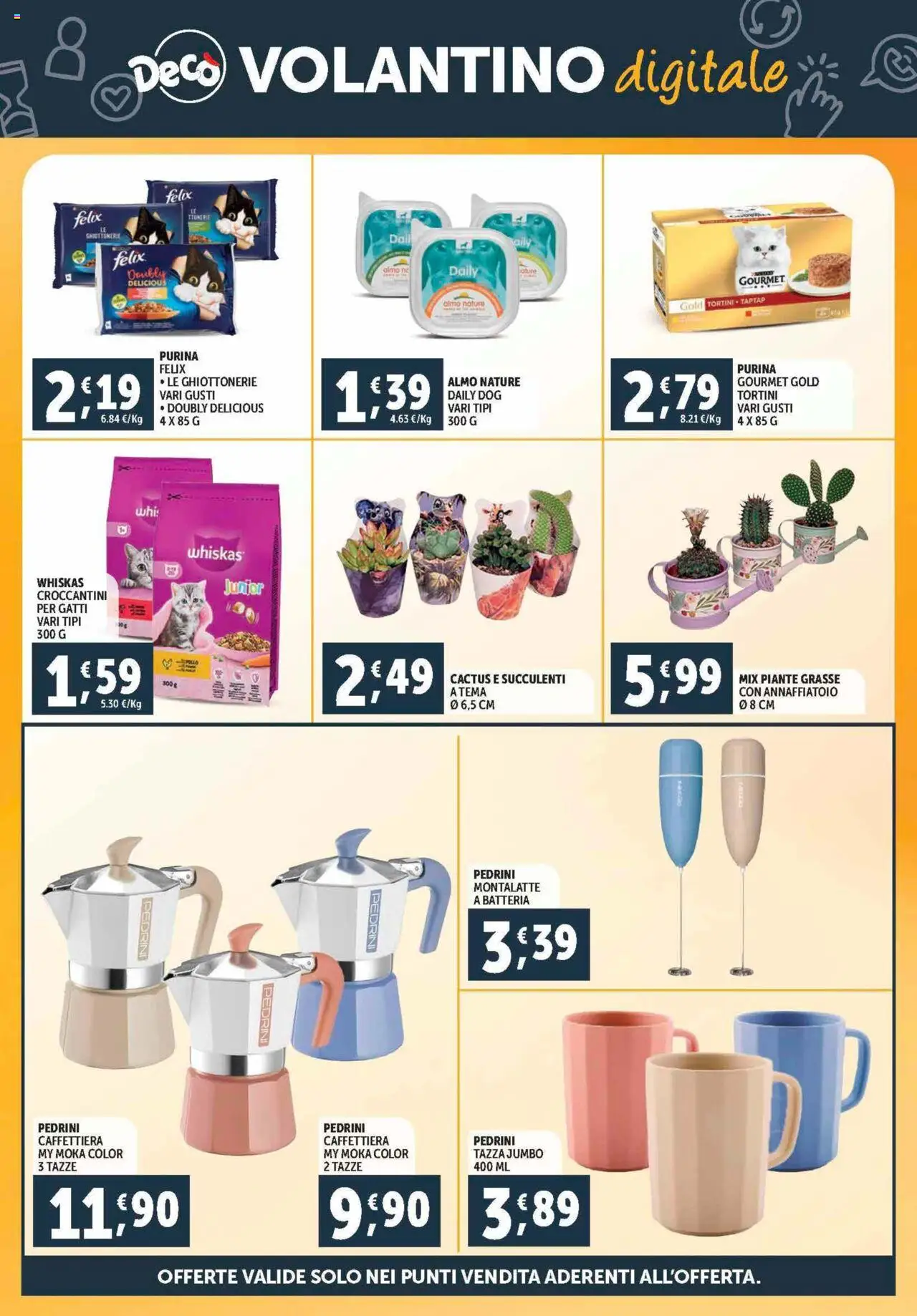 Volantino Decò del 12.09.2025 | Pagina: 33 | Prodotti: Annaffiatoio, Caffettiera, Cactus, Batteria