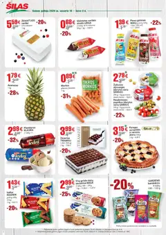 Šilas leidinys galioja nuo 18.02.2026 | Puslapis: 4 | Prekių: Ledai, Sūrelis, Plombyras, Morkos