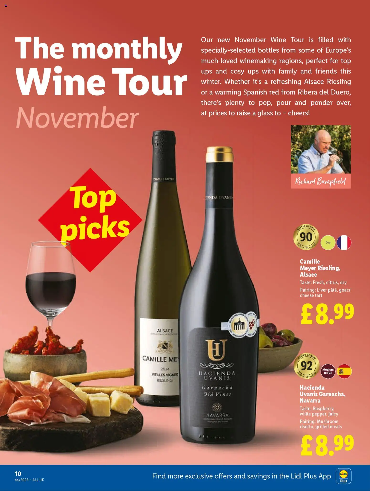 {H1} | Page: 10 | Products: Cheese, Wine