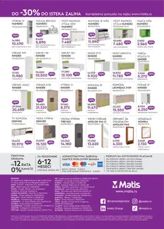 Matis katalog - pregled Matis kataloga - važi od 01.03.2026 | Strana: 65 | Proizvode: Krevet, Tv komoda, Sto, Radni sto