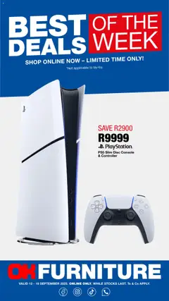 OK Furniture specials catalogue – valid from 12.09.2025