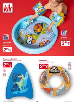 Volantino KiK del 08.06.2025 | Pagina: 6 | Prodotti: Braccioli, Piscina, Salvagente