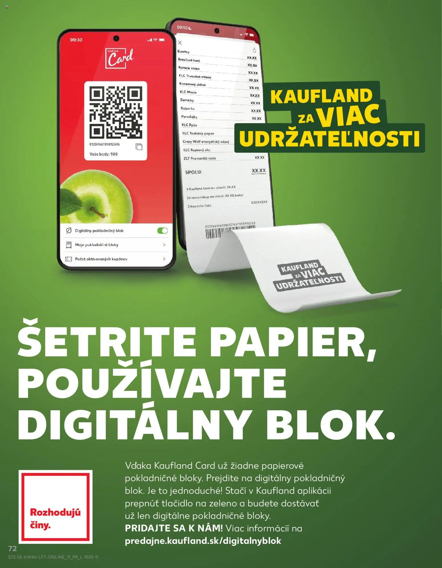 Nové Kaufland akcie – leták je platný od 13.11.2025 | Strana: 72 | Produkty: Repkový olej, Kuracie rezne, Voda, Trvanlivé mlieko