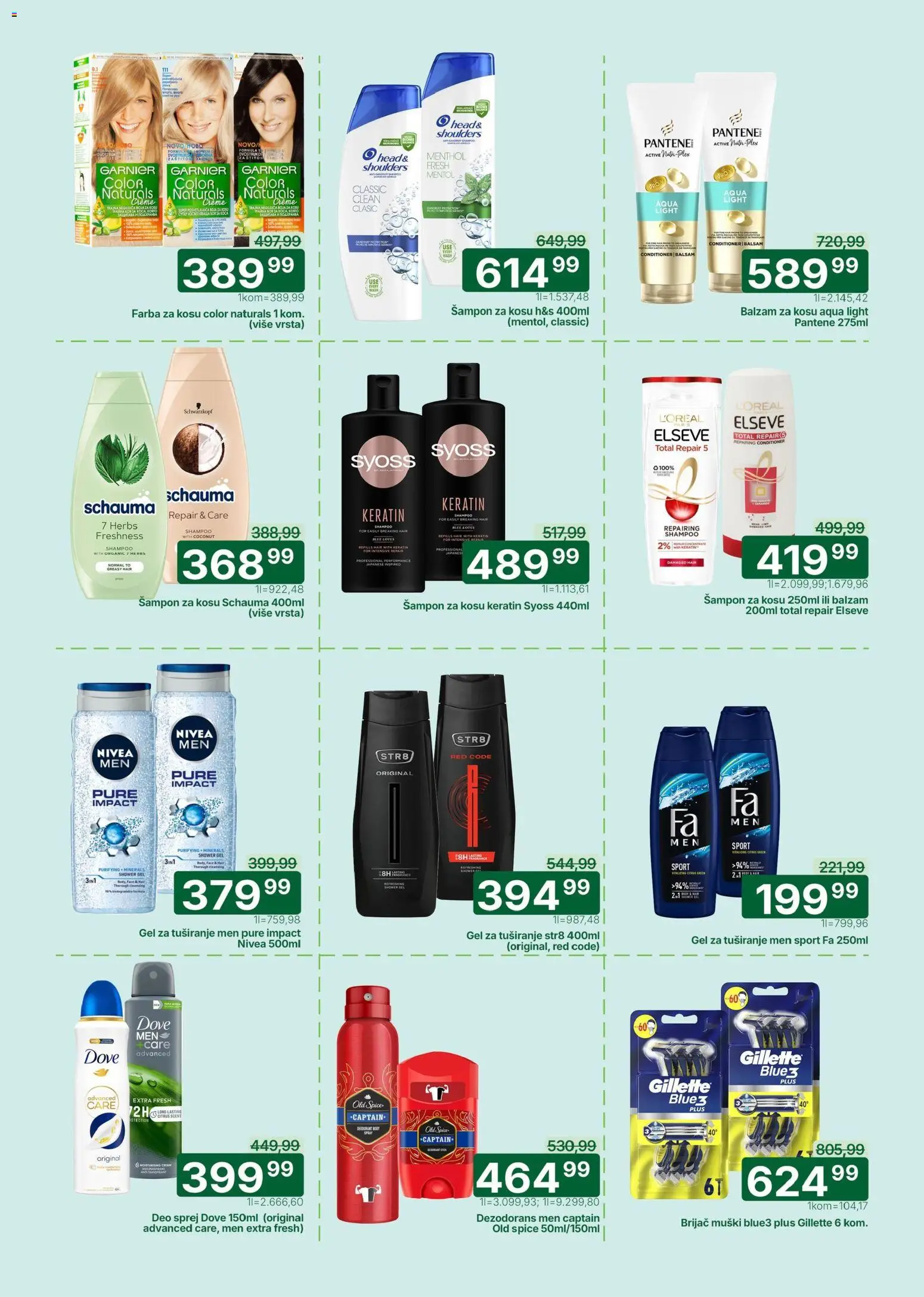 Univerexport katalog - važi od 19.01.2026 | Strana: 27 | Proizvode: Pantene, Šampon, Balzam za kosu, Farba za kosu