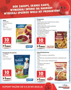 Pogląd oferty "Intermarche - Katalog nagród" - ważna od 03.11.2025 | Strona: 3 | Produkty: Barszcz, Zupa