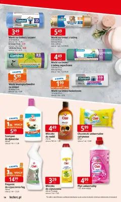 Pogląd oferty "E.Leclerc Gazetka" - ważna od 10.11.2025 | Strona: 14 | Produkty: Karta, Zapach, Szampon